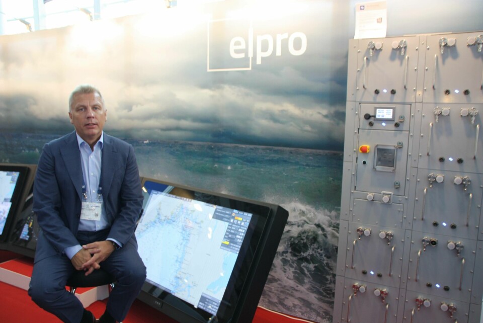 - Vi satser strategisk på en elektrisk fremtid til sjøs, sier admninistrerende direktør Pål Rune Johansen i Elpro. Foto: Sigbjørn Larsen.