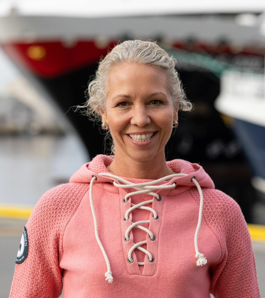 Administrerende direktør Hedda Felin i Hurtigruten Norge. Foto: Espen Mills / Hurtigruten Norge