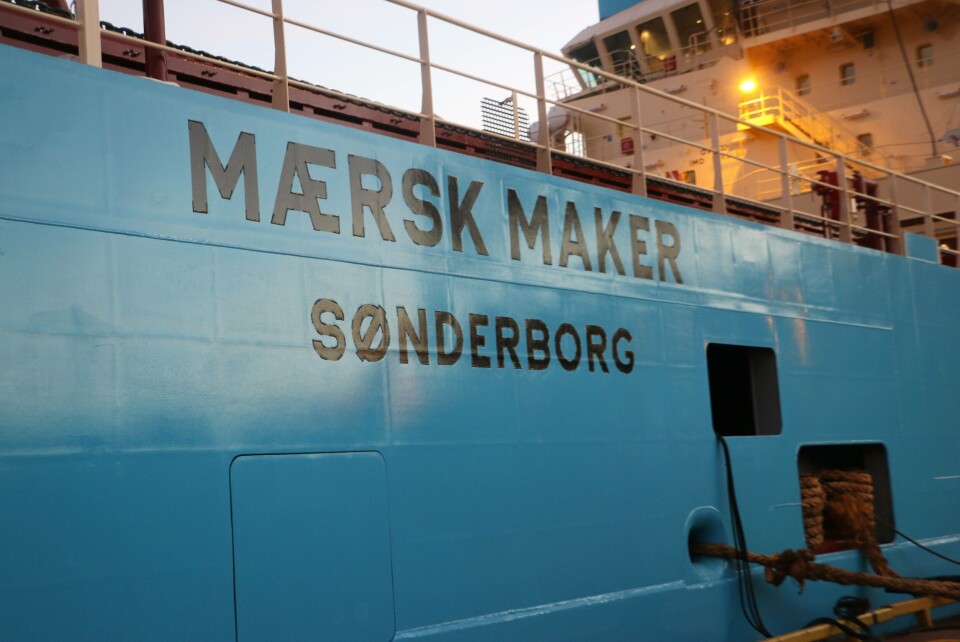 Det sjette ankerhåndteringsfartøyet skal leveres til Maersk i januar Foto: Helge Martin Markussen