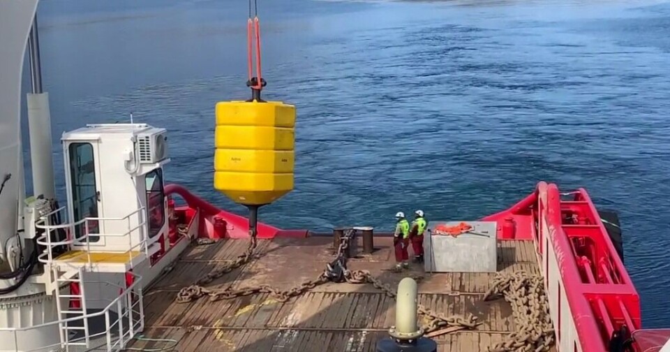 Sotra Anchor & Chain leverer monsterbøye til Nordkapp.