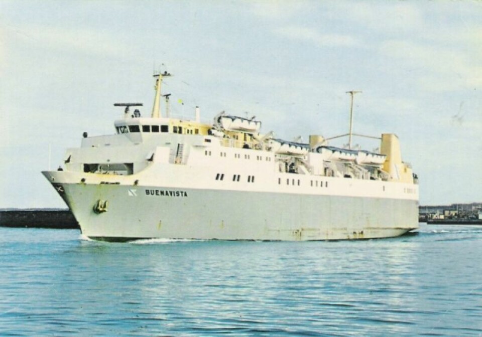 M/S «BUENAVISTA» - Passasjerskip om sommeren, lasteskip resten av året (Originaltittel, Skipsrevyen nr 1/1971)