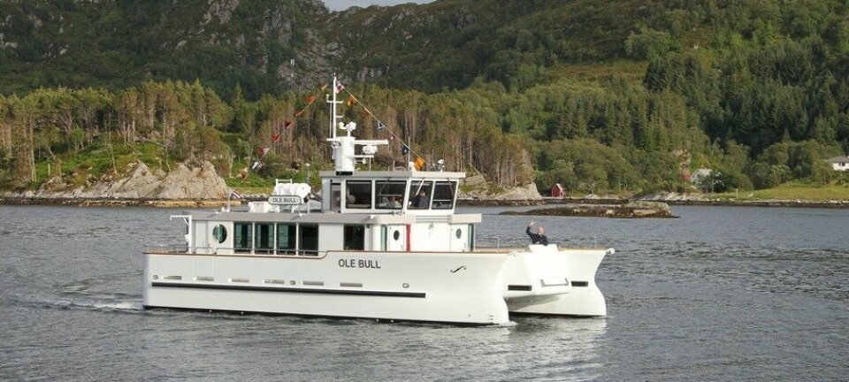 MS «Ole Bull» ble bygget ved Måløy Verft og levert i 2020.