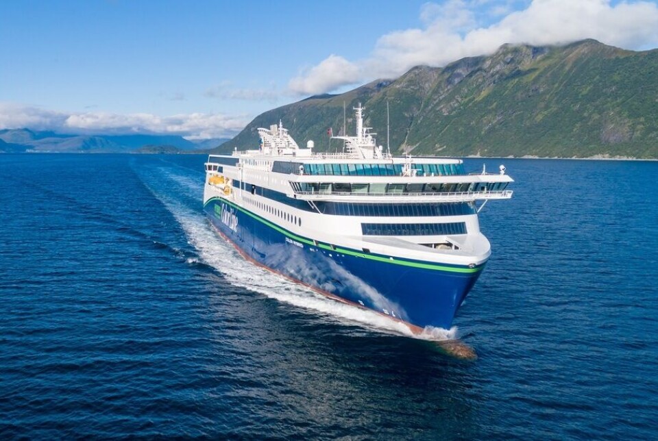 «Color Hybrid» er tilbake i rute mellom Sandefjord og Strømstad etter problemer med kjølesystemet. Foto: UAVPIC «Color Hybrid» er tilbake i rute mellom Sandefjord og Strømstad etter problemer med kjølesystemet. Foto: UAVPIC