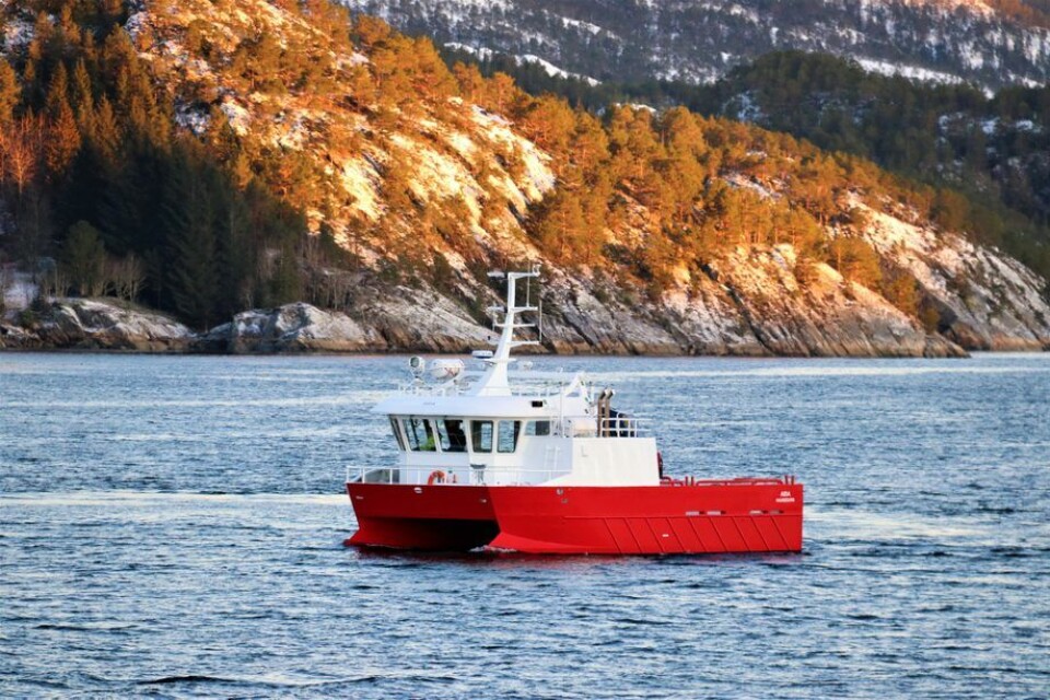 «Aida» ble den siste båten levert fra Moen Marin i 2018 Foto: Moen Marin