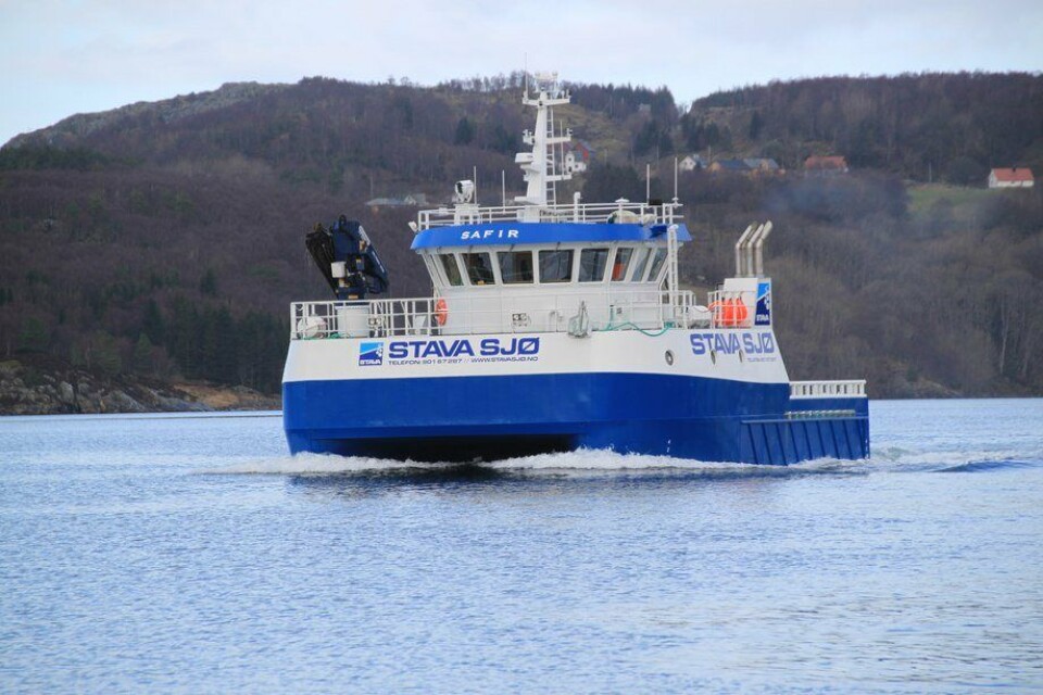 M/S «Safir» er av Sørfonn-klassen fra Heimli. Foto: Jan Thore Josdal.