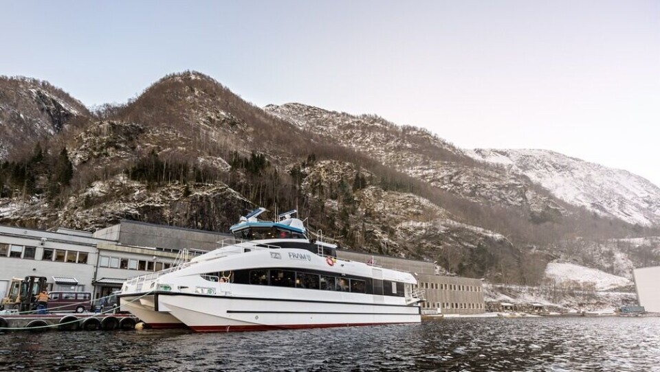 M/S «Jektøy» - et moderne og effektivt fartøy av nyeste design fra Brødrene Aa AS. Foto: Geir Løvbugt