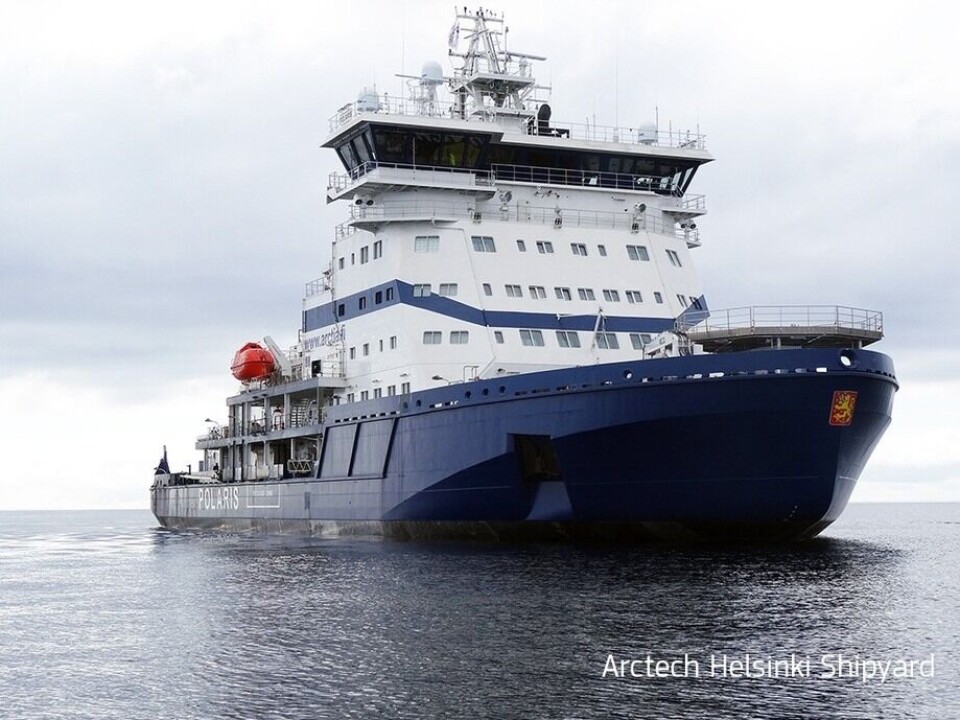 I/B “Polaris” is Finlands most powerful icebreaker to date.