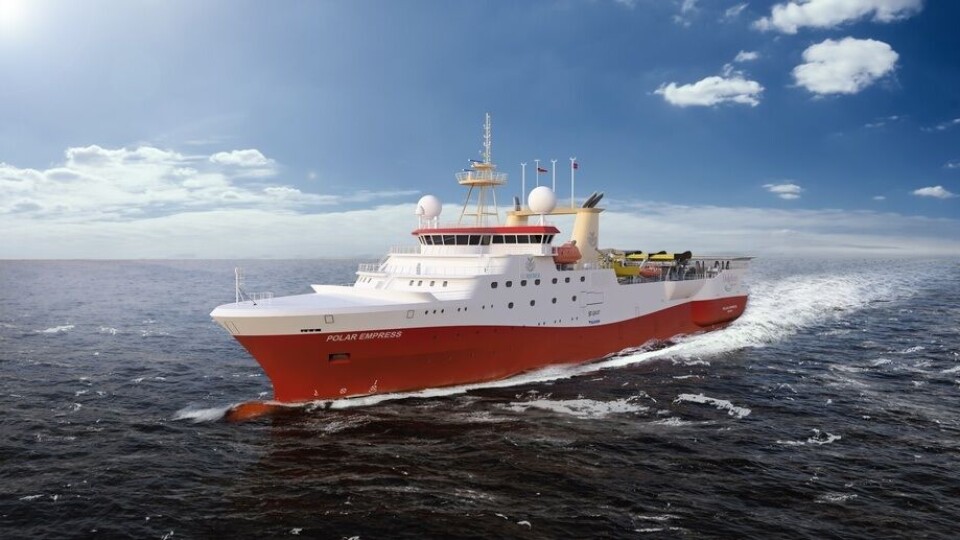 'Polar Empress' blir en del av flåten til det nye seismikkselskapet. Foto: GC Rieber Shipping