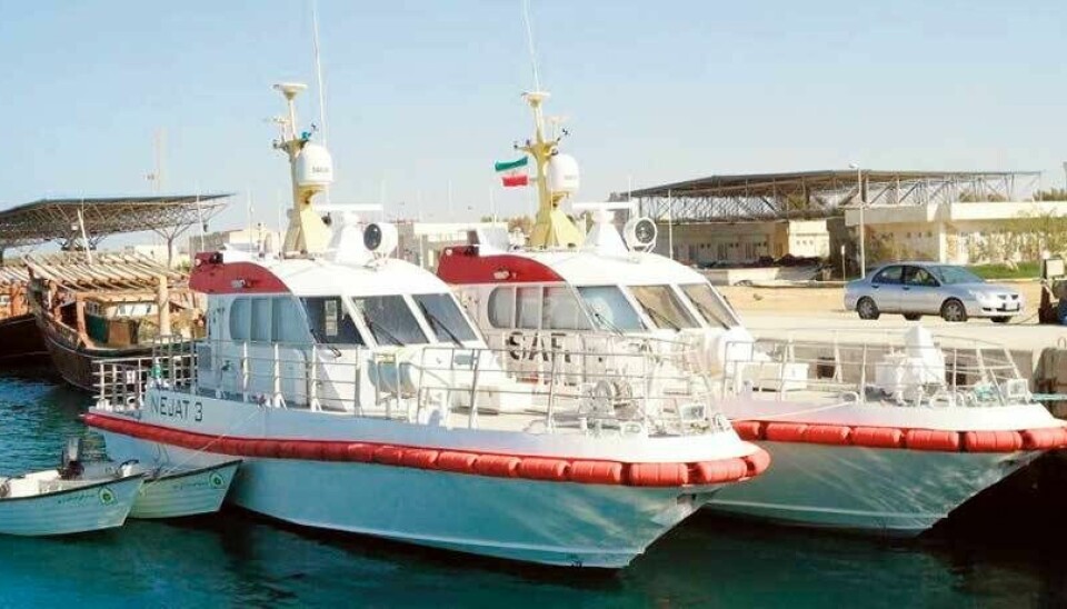 Båtservice i Mandal leverte en rekke slike redningsskøyter til Iran