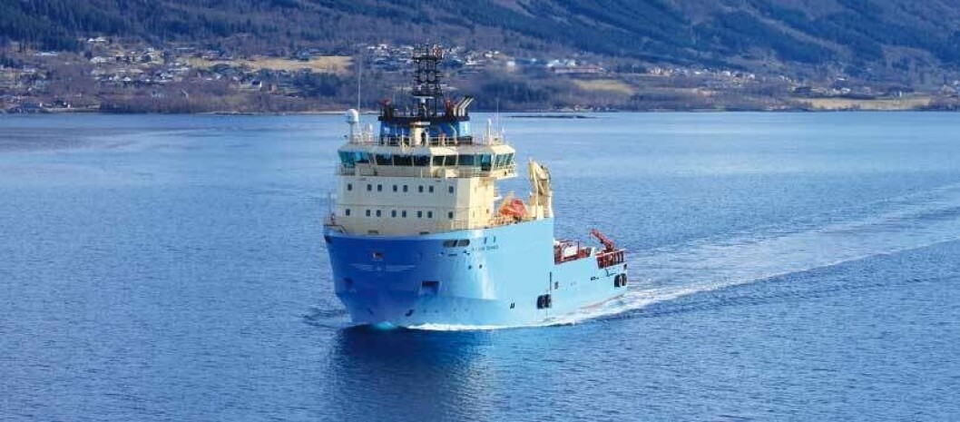 Søsterskipet Mærsk Trimmer. Foto: Harald Valderhaug. Søsterskipet Mærsk Trimmer. Foto: Harald Valderhaug.