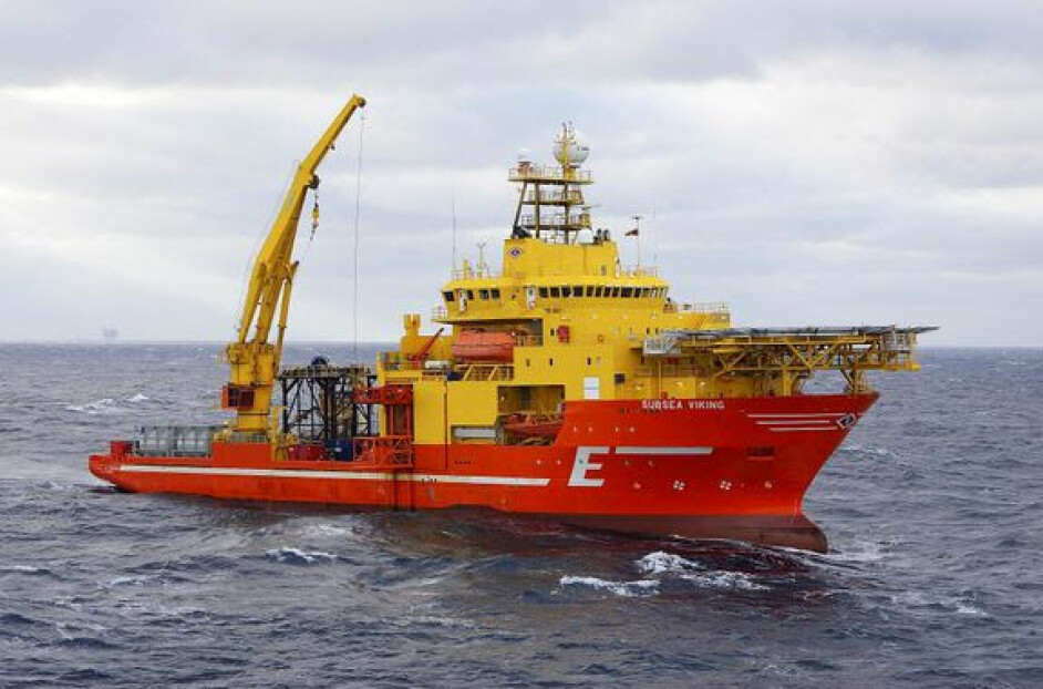 «Subsea Viking» er et avansert offshorefartøy med en lengde på 103 meter og et dekksareal på 1.030 m2.