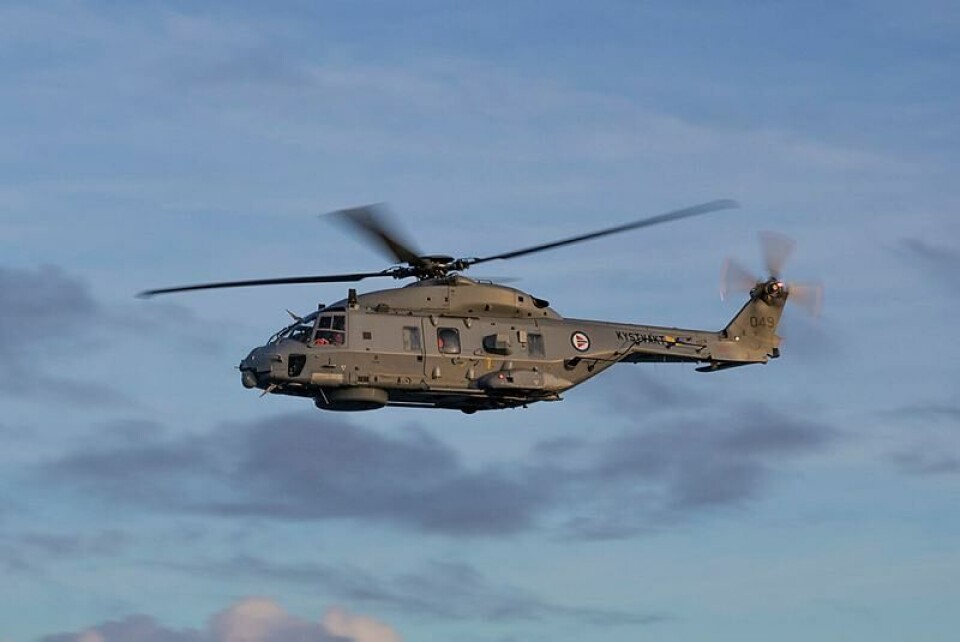 Forsvarets nye helikopter NH 90 Foto: Marius Villanger - Forsvaret