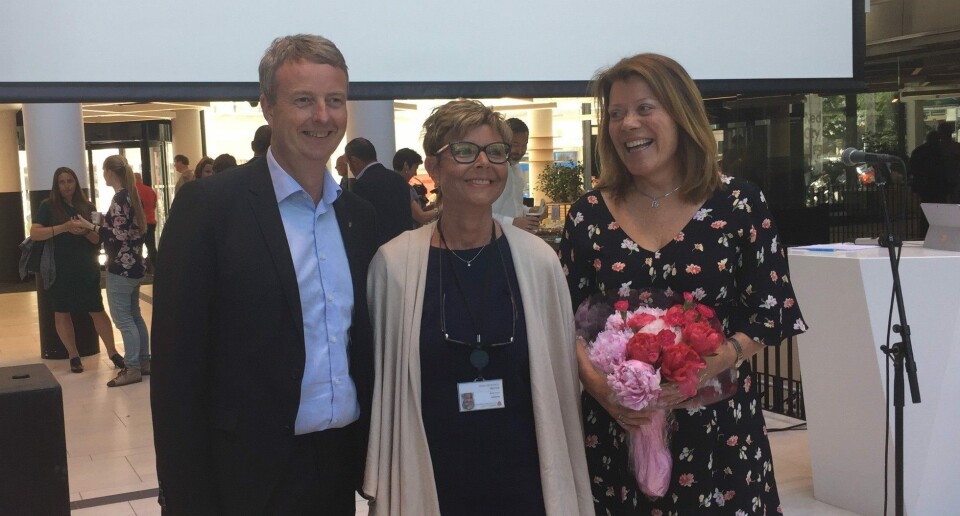 Fra venstre: Terje Søviknes, Anne Gine Hestetun og Nina Broch Mathisen. Foto: Vibeke Blich