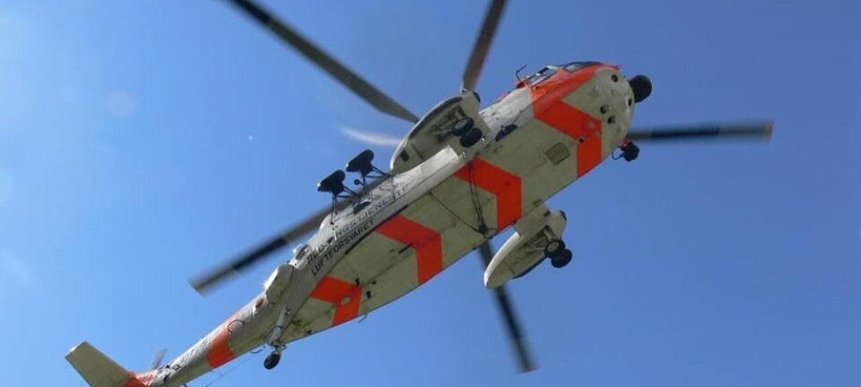 Mann over bord ved Bjørnøya