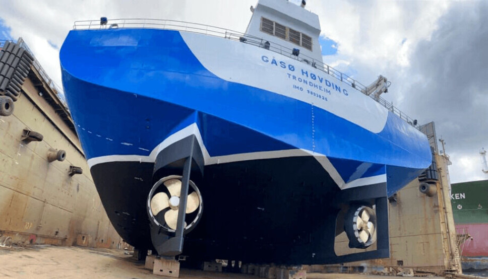 Frøy hadde et travelt kvartal i Q2 og sikret flere nye avtaler. Her ser man en av selskapets brønnbåter.