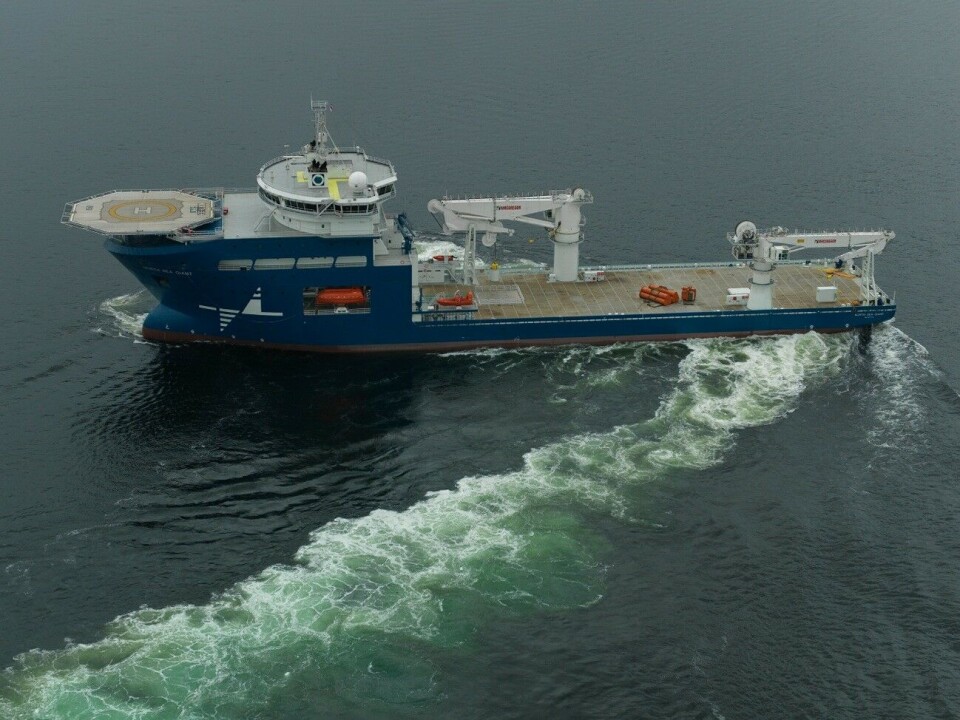 'North Sea Giant' før ombyggingen.