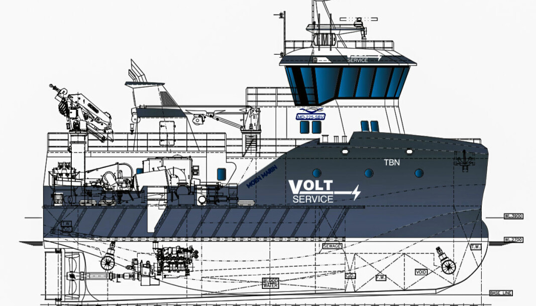 NabWork 2210 SAB på 22 meter og kapasitet for å prosessere og laste 100 tonn fisk blir den første rene bløggebåten fra Moen Marin i samarbeid med Remøy Management.