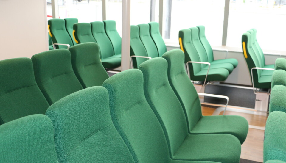 Passengers seats are supplied by Modell Møbler AS Passengers seats are supplied by Modell Møbler AS