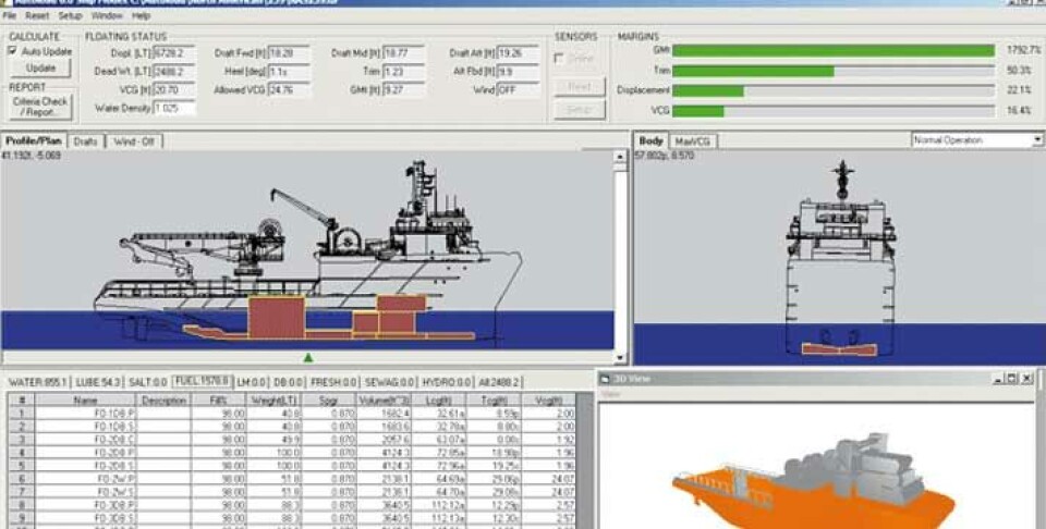 Edison Chouset has chosen Autoload onboard stability program.