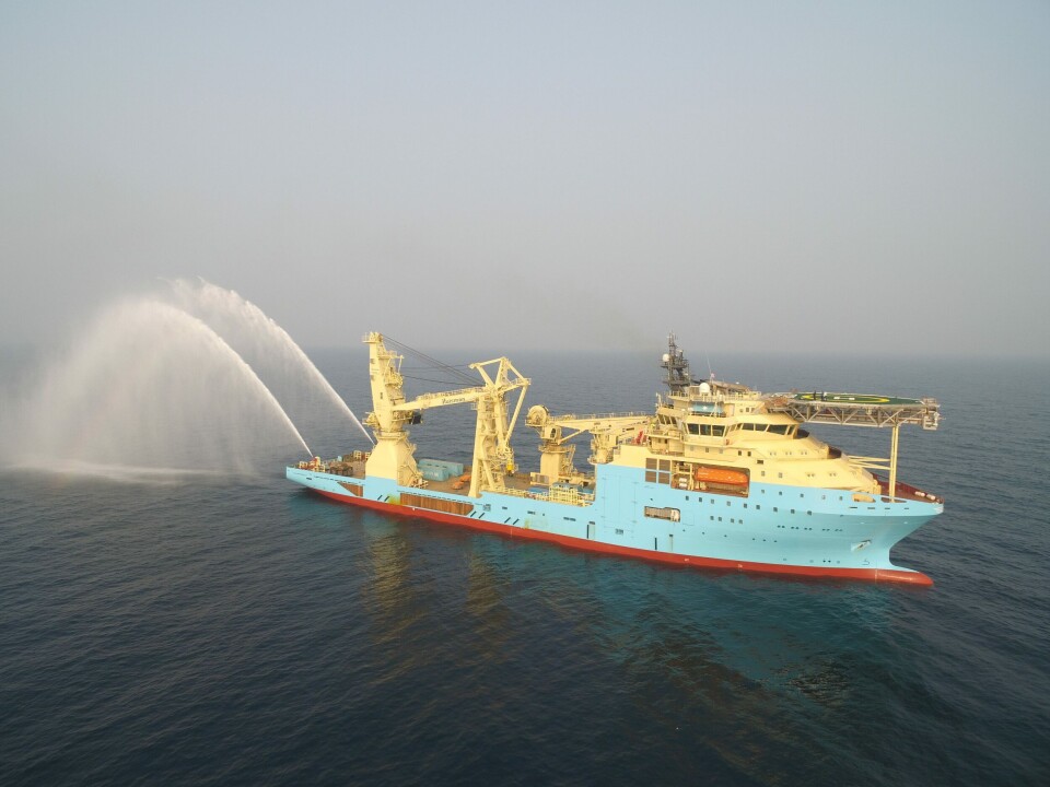 'Maersk Installer', norsk design levert fra kinesisk verft. Foto Maersk Supply Service