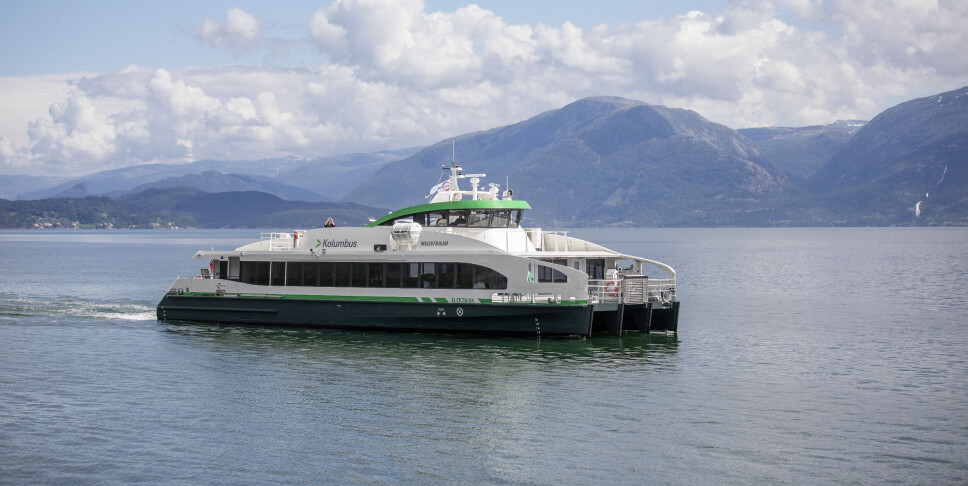 MS «Medstraum» er overlevert fra Fjellstrand til Kolumbus.