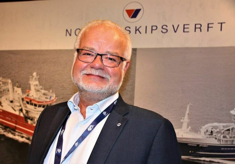 Administrerende direktør i Norske Skipsverft Asle Strønen benekter at verftene velger utenlandsk arbeidskraft fremfor norske arbeidsledige verftsarbeidere. Foto: Skipsrevyen.