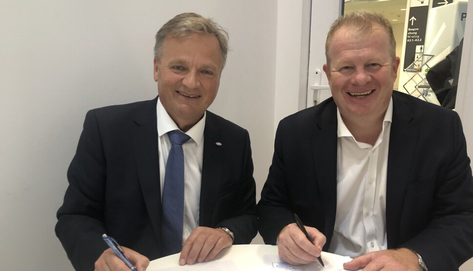 F.v: Halvard Slettevold (STADT) og Paul Hughes (SHIFT)
