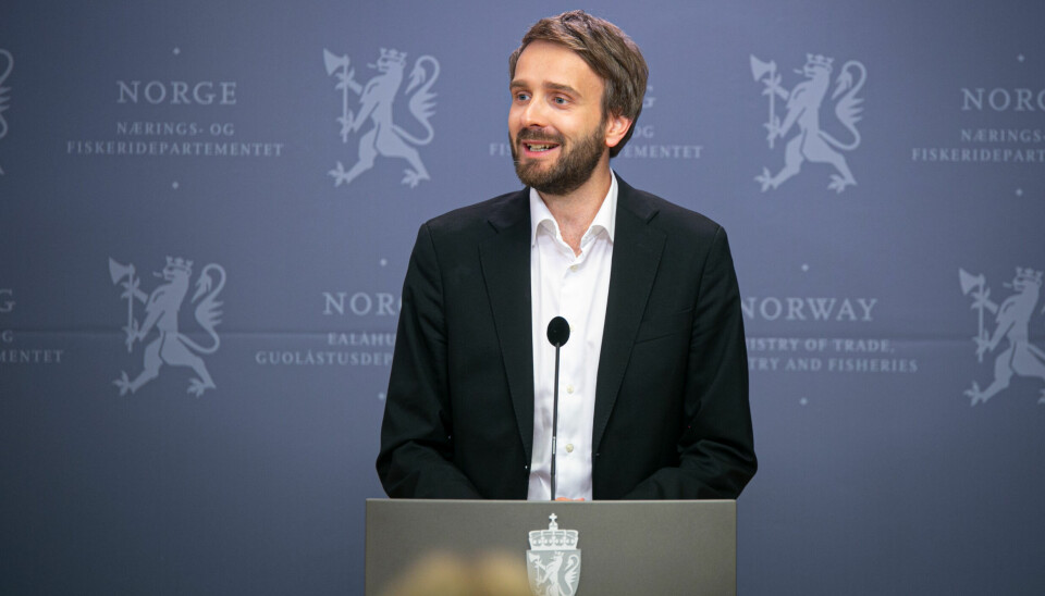 Næringsminister Jan Christian Vestre.