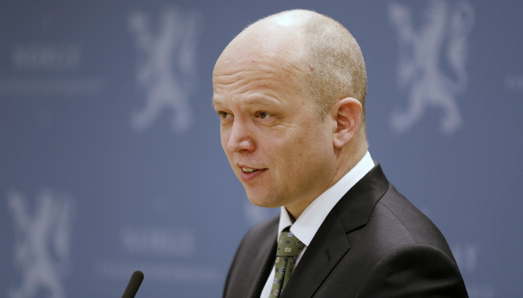 Finansminister Trygve Slagsvold Vedum (SP)