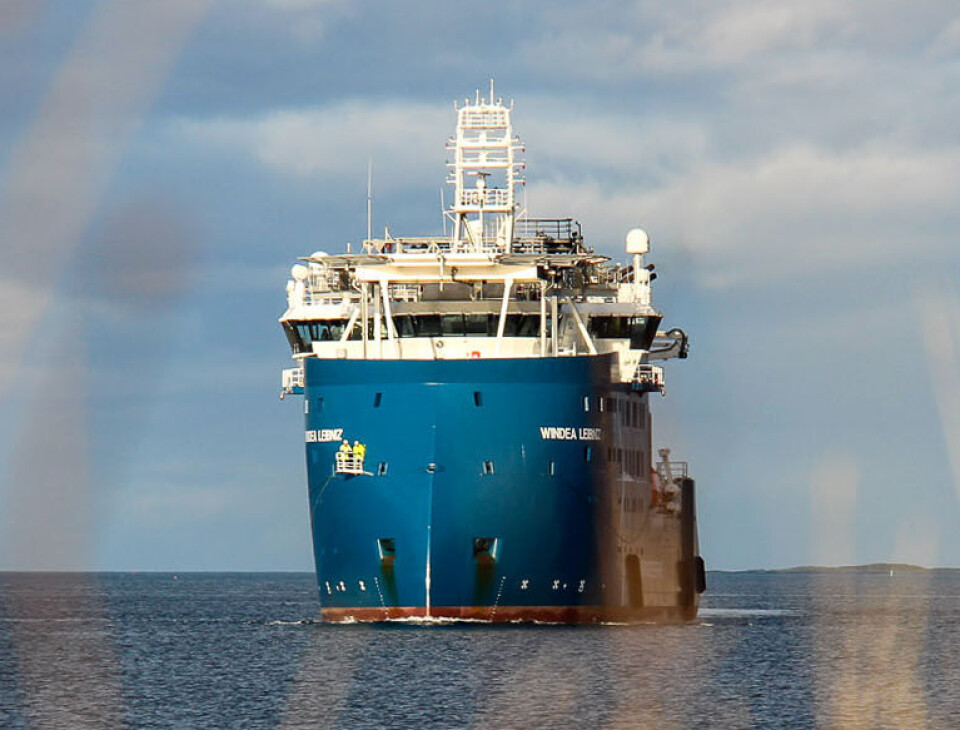 Ulstein Verft rustar opp «Windea Leibniz»