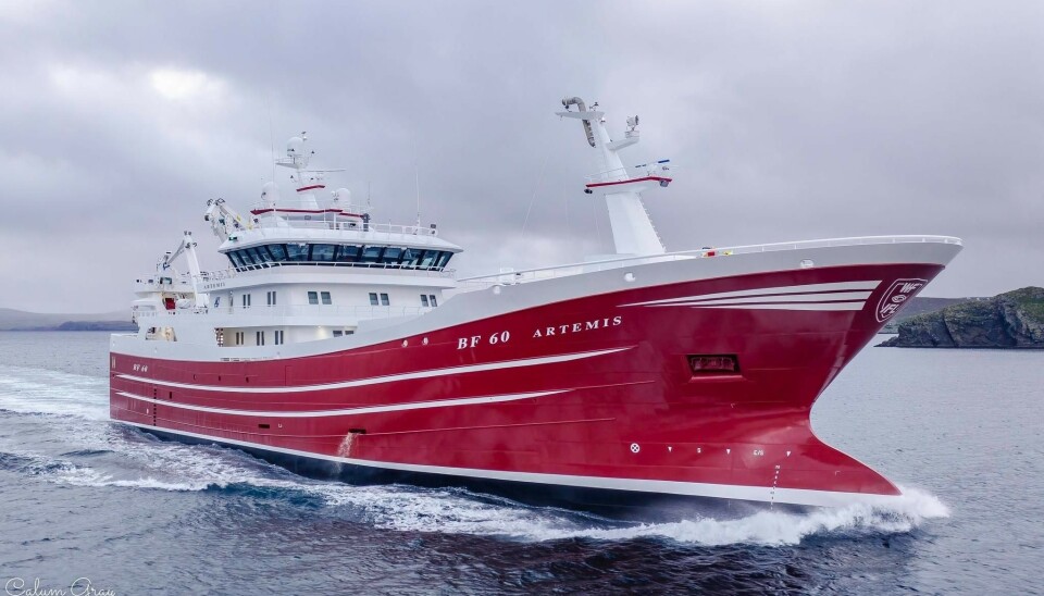 MS «Artemis» er overlevert fra Karstensens Skibsværft