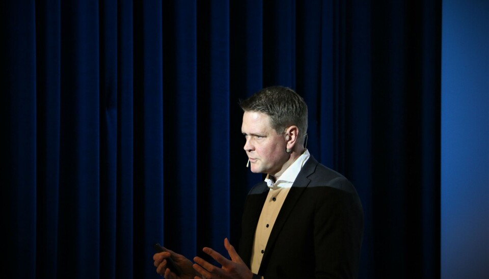 Harald Solberg i Norges Rederiforbund under Leadership 2022 i Bergen