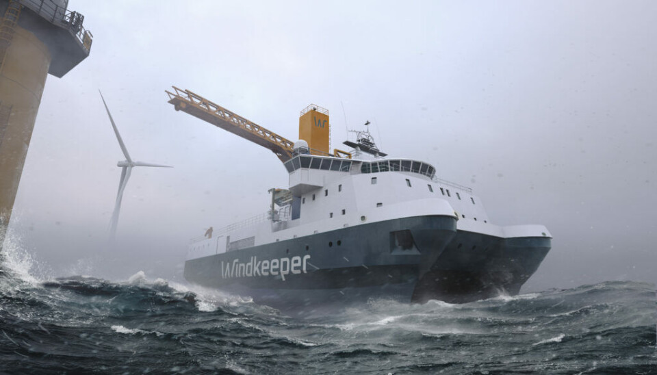 Windkeeper Det nye fartøyet skal redusera utslepp og senka kostnadar: – Vil vera ...