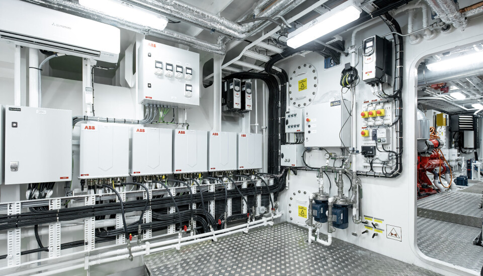 ABB har levert batteripakke og fremdriftsmotor til det nye fartøyet.