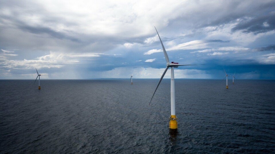 Fra Statoil sin havvindpark, Hywind Scotland. Foto: Statoil