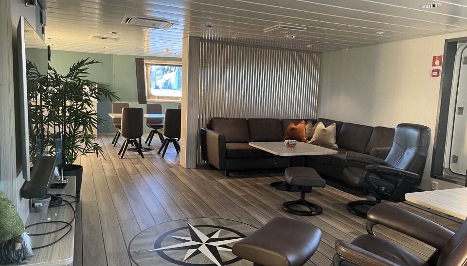 Innredningen om bord er utført av R&M Ship Interior. Foto: Aas Mek