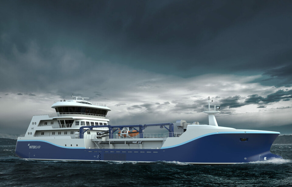 Intership sitt nye fartøy er straks klart - skal rett i arbeid i Skottland