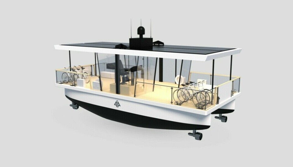 Den autonome ferja vil romma 25 passasjerar.