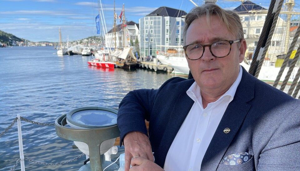 Hans Sande i Norsk Sjøoffisersforbund.