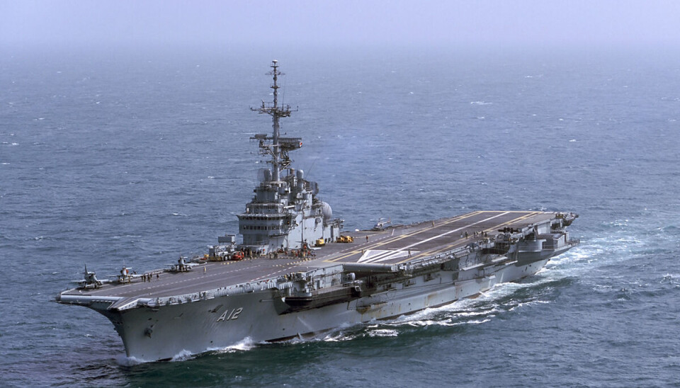 Hangarskipet «Sao Paulo» fotografert i 2002