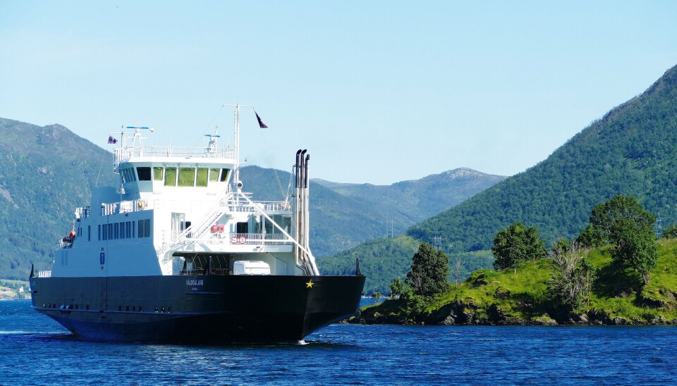 MF «Hålogaland» som i dag går på sambandet Refsnes-Flesnes.