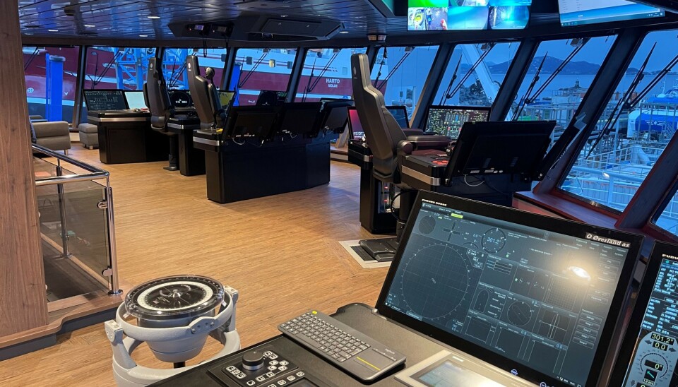 Broen om bord er designet av Hareid Group