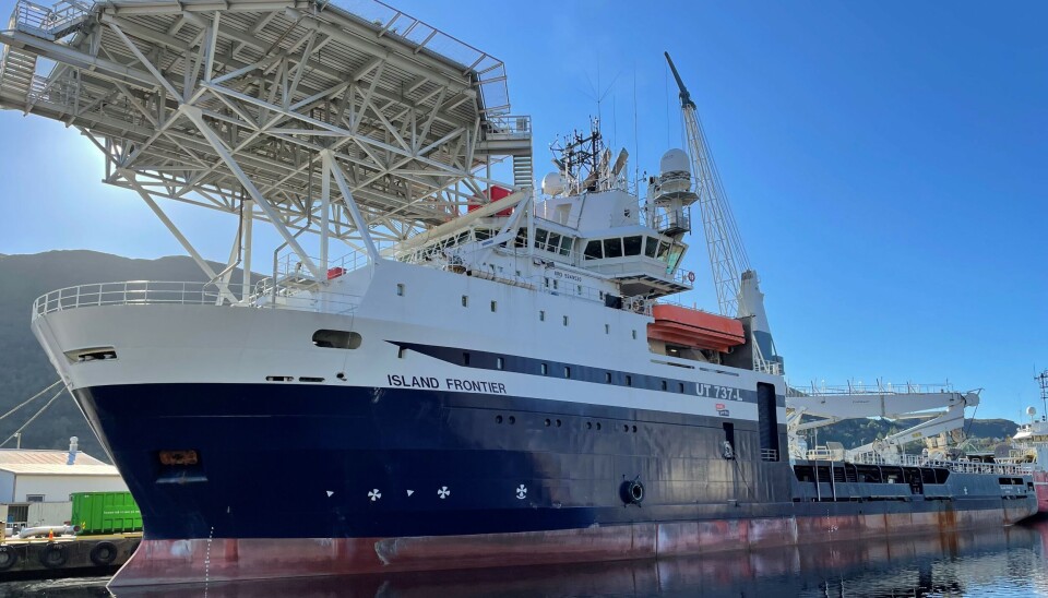 «Island Frontier» ved Myklebust Verft