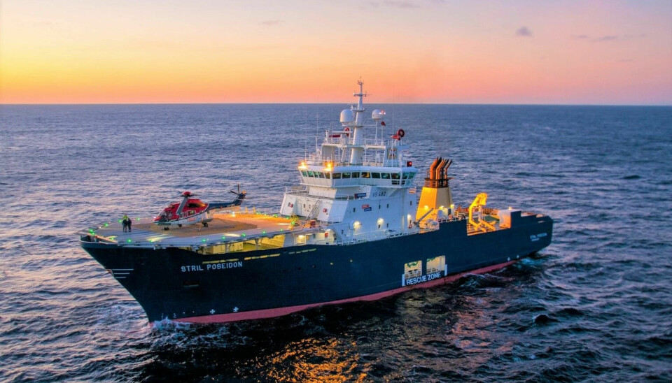 «Stril Poseidon», bygget i 2003, er et av skipene hvor selskapet leverer bemanning om bord.