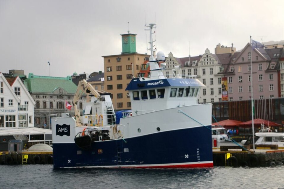 Fartøyet MS Frøysund omtales som et kinderegg, der AquamarineServices har 76m3 kapasitet fordelt på tre tanker. Alle tanker med oksygenering og overvåkning av diverse verdier som trengs for å trygge fiskevelferden. Foto: AquaMarineService