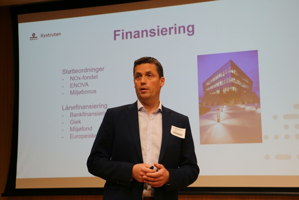 Alle dei fire skipa fullfinansierte og har vore det i ein lang periode, seier Arild Myrvoll i selskapet. Foto: Helge Martin Markussen