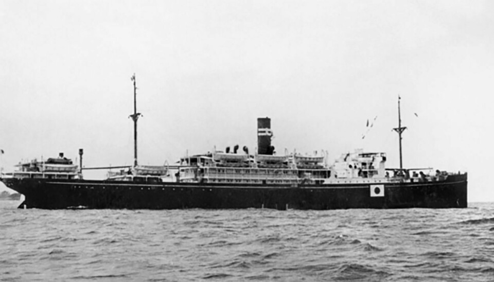 Transportskipet «Montevideo Maru».