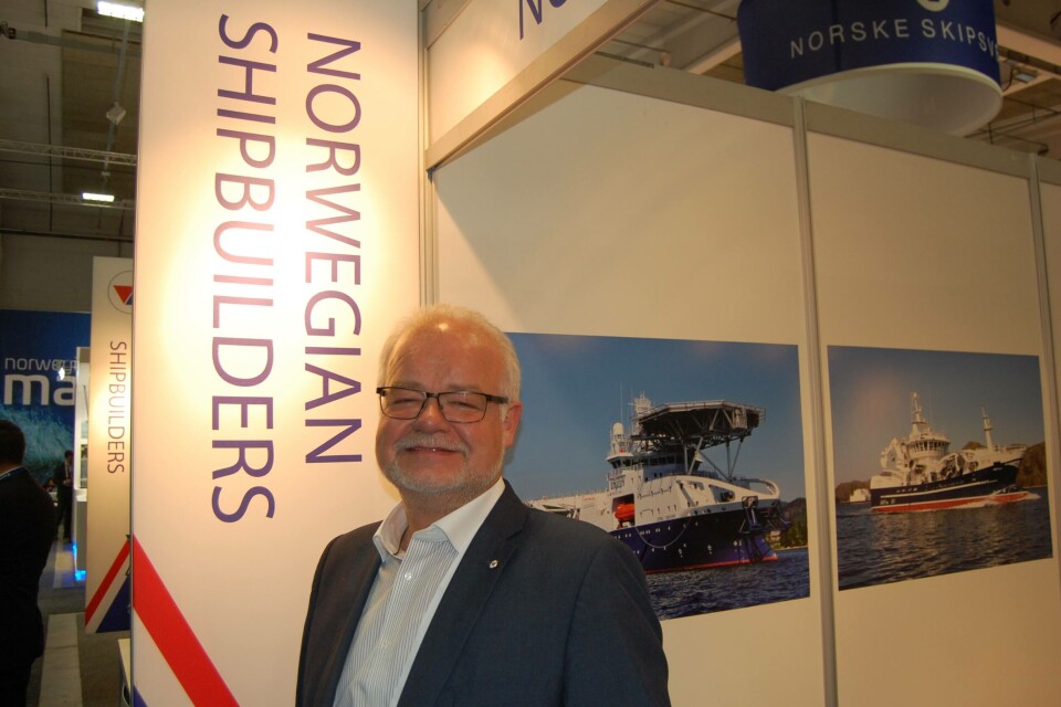 Asle B. Strønen er adm.dir. i Norske Skipsverft. Foto: Vibeke Blich