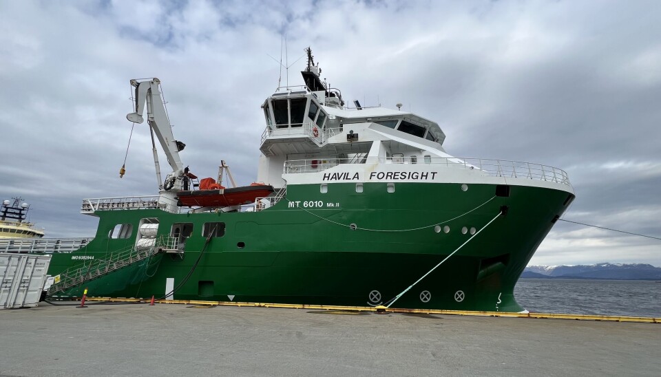 «Havila Foresight» ved Mongstad «Havila Foresight» ved Mongstad