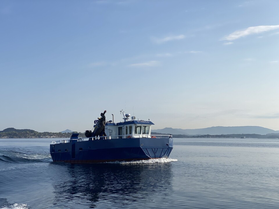 Svanhild på labben fikk båt oppkalt etter seg
